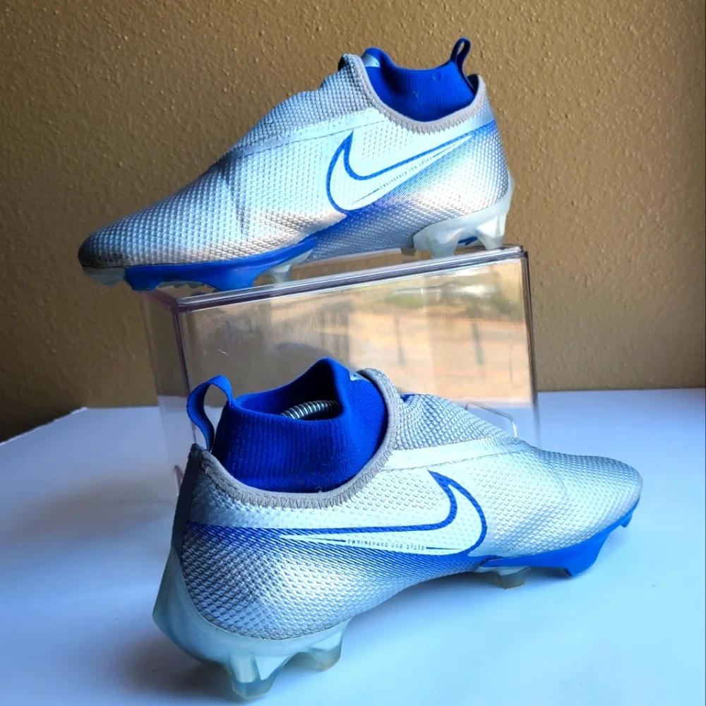 Nike Vapor Edge Pro 360 Metallic Platinum Game Royal Men size 8.5